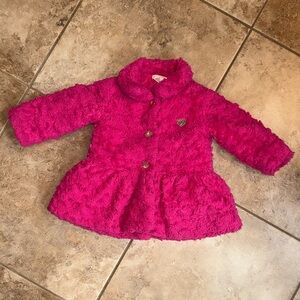 Juicy Couture Vibrant Pink Fuzzy Jacket